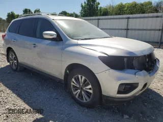 2017 Nissan Pathfinder SL with VIN 5N1DR2MM2HC641270, listed as a Copart auction lot 52994125 with 129,596 mi miles and Clean Title. Bid and sale history available at DreamBid. Image 4.
