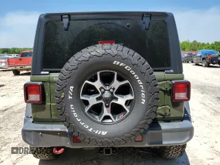 2020 Jeep Wrangler Unlimited Rubicon z VIN 1C4HJXFG9LW291418, wystawiony jako Copart lot #53009235 z przebiegiem 49 613 mil mil oraz Szkoda całkowita • Salvage title. Historia ofert i sprzedaży dostępna na DreamBid. Obrazek 6.