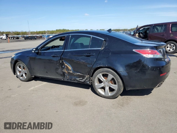 2012 Acura TL Tech Auto with VIN 19UUA8F56CA004666, listed as a Copart auction lot 49587145 with 207,109 mi miles and Salvage Title. Bid and sale history available at carsss.com. Image 2.