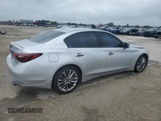 2019 Infiniti Q50 3.0t Signature Edition with VIN JN1EV7AP1KM543075, listed as a Copart auction lot 88492705 with 73,103 mi miles and Non Repairable. Bid and sale history available at carsss.com. Image 3.