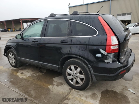 2009 Honda CR-V EX-L with VIN 5J6RE38719L020002, listed as a Copart auction lot 44411145 with 190,536 mi miles and Salvage Title. Bid and sale history available at carsss.com. Image 2.