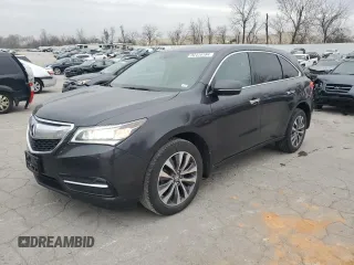 2015 Acura MDX Technology z VIN 5FRYD3H62FB011088, wystawiony jako Copart lot #82419184 z przebiegiem 168 939 mil mil oraz Szkoda całkowita • Salvage title. Historia ofert i sprzedaży dostępna na DreamBid. Obrazek 1.