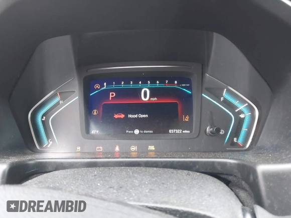 2019 Honda Odyssey Elite with VIN 5FNRL6H91KB048535, listed as a IAAI auction lot 40906579 with 37,322 mi miles and . Bid and sale history available at DreamBid. Image 7.