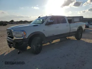 2019 Ram 2500 Laramie Longhorn with VIN 3C6UR5LL4KG593040, listed as a Copart auction lot 44170595 with 160,488 mi miles and Salvage title. Bid and sale history available at DreamBid. Image 1.