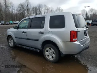 2014 Honda Pilot LX with VIN 5FNYF4H24EB011297, listed as a Copart auction lot 53833845 with 101,884 mi miles and Salvage Title. Bid and sale history available at DreamBid. Image 2.