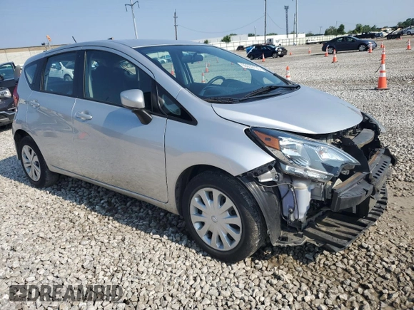 2017 Nissan Note SV with VIN 3N1CE2CP3HL358410, listed as a Copart auction lot 60050135 with 88,299 mi miles and Salvage title. Bid and sale history available at DreamBid. Image 4.