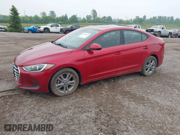 2017 Hyundai Elantra SE z VIN 5NPD84LF4HH151729, wystawiony jako IAAI lot #41840813 z przebiegiem 82 681 mil mil oraz . Historia ofert i sprzedaży dostępna na DreamBid. Obrazek 2.