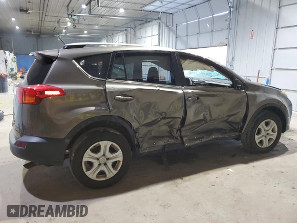 2015 Toyota RAV4 LE with VIN JTMBFREV4FD164921, listed as a Copart auction lot 87045954 with 114,350 mi miles and Salvage Title. Bid and sale history available at DreamBid. Image 3.