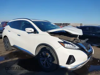 2020 Nissan Murano SV z VIN 5N1AZ2BJ1LN154814, wystawiony jako IAAI lot #41268431 z przebiegiem 102 793 mil mil oraz . Historia ofert i sprzedaży dostępna na DreamBid. Obrazek 1.