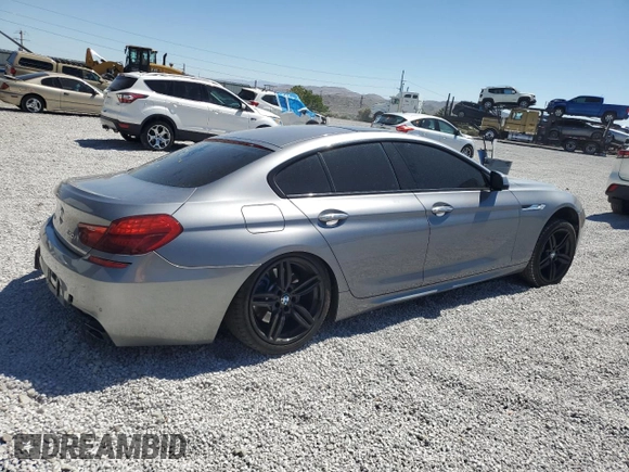 2015 BMW 6 Series 650i xDrive with VIN WBA6B4C50FD760852, listed as a Copart auction lot 61488094 with Not Provided miles and Salvage Title. Bid and sale history available at DreamBid. Image 3.
