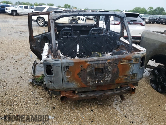 2008 Jeep Wrangler Unlimited Sahara with VIN 1J4GA59178L544357, listed as a Copart auction lot 54785005 with Not provided miles and Non repairable. Bid and sale history available at DreamBid. Image 6.
