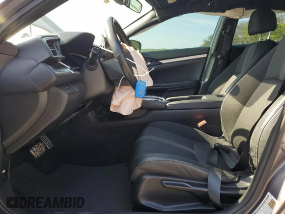 2019 Honda Civic Sport with VIN 19XFC2F83KE051352, listed as a Copart auction lot 59097335 with 97,732 mi miles and Salvage title. Bid and sale history available at DreamBid. Image 7.