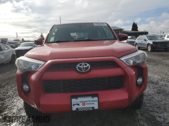 2016 Toyota 4Runner Limited with VIN JTEBU5JR4G5290341, listed as a Copart auction lot 45955235 with 117,979 mi miles and Salvage Title. Bid and sale history available at DreamBid. Image 5.