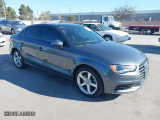 2015 Audi A3 2.0T Premium with VIN WAUBFGFF8F1063682, listed as a IAAI auction lot 41884102 with 85,025 mi miles. Bid and sale history available at carsss.com. Image 1.