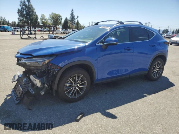 2023 Lexus NX with VIN 2T2AGCEZ2PC023820, listed as a Copart auction lot 49830965 with 22,281 mi miles and Salvage Title. Bid and sale history available at carsss.com. Image 1.