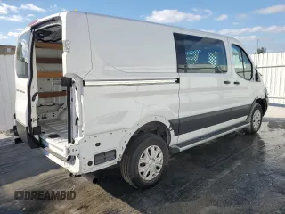 2024 Ford Transit Cargo with VIN 1FTBR1Y85RKA33351, listed as a Copart auction lot 84259294 with 4,169 mi miles and Clean Title. Bid and sale history available at DreamBid. Image 3.