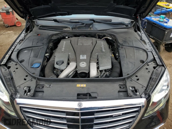 2016 Mercedes-Benz S 63 AMG with VIN WDDUG7JB0GA235269, listed as a Copart auction lot 54763815 with Not Provided miles and Salvage Title. Bid and sale history available at carsss.com. Image 11.