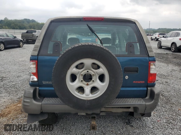 2001 Isuzu Rodeo with VIN 4S2CM57WX14307912, listed as a Copart auction lot 72416784 with 170,522 mi miles and Salvage title. Bid and sale history available at DreamBid. Image 6.