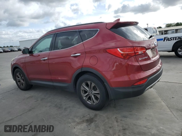 2014 Hyundai Santa Fe Sport with VIN 5XYZU3LB7EG177642, listed as a Copart auction lot 54568035 with 182,804 mi miles and Clean Title. Bid and sale history available at carsss.com. Image 2.