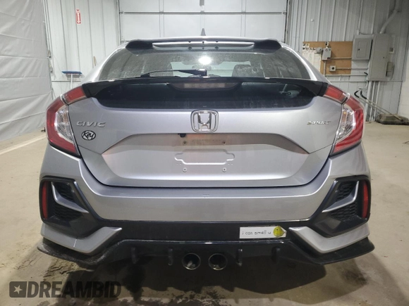 2021 Honda Civic Sport with VIN SHHFK7H47MU400406, listed as a Copart auction lot 45722085 with 28,107 mi miles and Salvage Title. Bid and sale history available at DreamBid. Image 6.