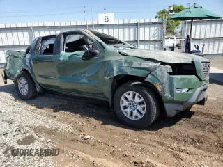 2023 Nissan Frontier SV with VIN 1N6ED1EJ3PN600832, listed as a Copart auction lot 68518434 with 17,471 mi miles and Salvage Title. Bid and sale history available at carsss.com. Image 4.