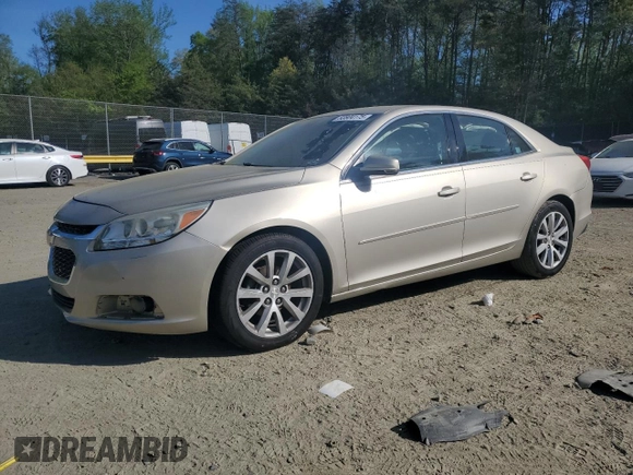 2015 Chevrolet Malibu LT with VIN 1G11D5SLXFF101199, listed as a Copart auction lot 53804175 with 91,773 mi miles and Salvage Title. Bid and sale history available at DreamBid. Image 1.
