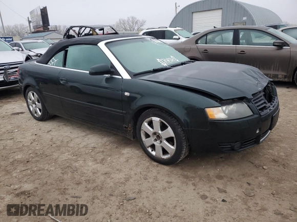 2005 Audi A4 3.0L with VIN WAUDT48H25K010760, listed as a Copart auction lot 43744165 with 113,454 mi miles and Salvage Title. Bid and sale history available at carsss.com. Image 4.