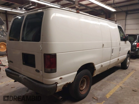 2007 Ford Econoline Cargo Commercial with VIN 1FTNE14W47DA86573, listed as a IAAI auction lot 41294485 with 197,325 mi miles and . Bid and sale history available at DreamBid. Image 4.