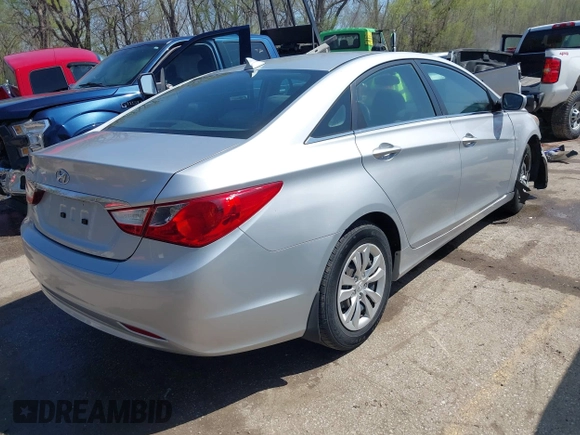 2012 Hyundai Sonata GLS with VIN 5NPEB4AC0CH459164, listed as a IAAI auction lot 41968509 with 68,328 mi miles and . Bid and sale history available at carsss.com. Image 4.