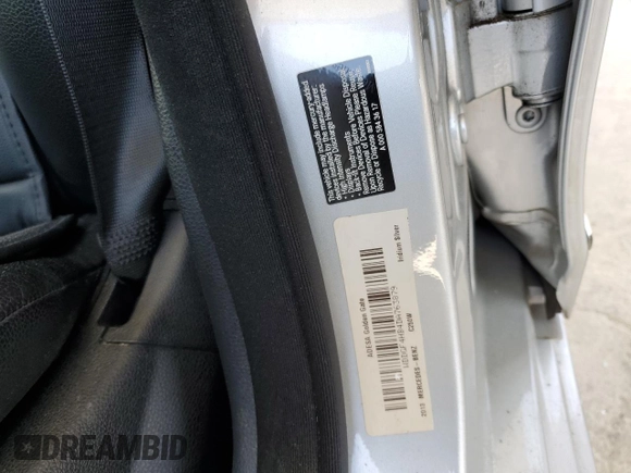 2013 Mercedes-Benz C 250 Sport with VIN WDDGF4HB4DA763879, listed as a Copart auction lot 53202615 with 93,641 mi miles and Salvage Title. Bid and sale history available at carsss.com. Image 12.