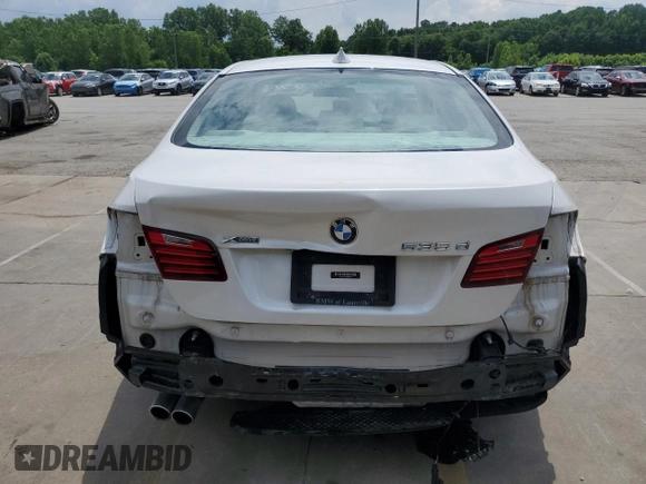 2014 BMW 5 Series 535d xDrive with VIN WBAFV3C57ED685132, listed as a Copart auction lot 60413005 with 94,355 mi miles and Salvage title. Bid and sale history available at DreamBid. Image 6.