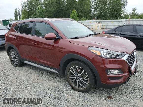 2020 Hyundai Tucson SEL with VIN KM8J3CAL0LU172446, listed as a Copart auction lot 63613235 with 32,963 mi miles and Salvage title. Bid and sale history available at DreamBid. Image 4.