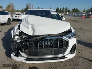 2021 Audi Q3 S line Premium Plus with VIN WA1EECF37M1044601, listed as a IAAI auction lot 41993498 with 15,300 mi miles. Bid and sale history available at carsss.com. Image 12.