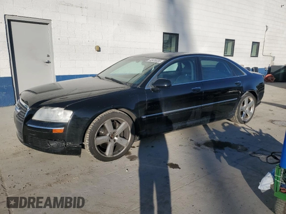 2006 Audi A8 4.2L z VIN WAUML44E46N025255, wystawiony jako Copart lot #48436035 z przebiegiem 150 567 mil mil oraz Tytuł czysty. Historia ofert i sprzedaży dostępna na DreamBid. Obrazek 1.