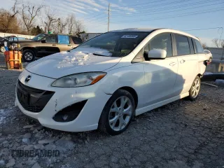 2012 Mazda 5 Touring with VIN JM1CW2CL2C0124689, listed as a Copart auction lot 42106995 with 212,880 mi miles and Non Repairable. Bid and sale history available at DreamBid. Image 1.