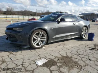 2017 Chevrolet Camaro 2LT with VIN 1G1FD1RS4H0102012, listed as a Copart auction lot 43510095 with 114,586 mi miles and Salvage Title. Bid and sale history available at carsss.com. Image 1.