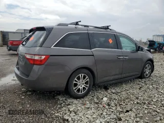 2011 Honda Odyssey EX-L with VIN 5FNRL5H64BB004285, listed as a Copart auction lot 50026215 with Not Provided miles and Salvage Title. Bid and sale history available at carsss.com. Image 3.