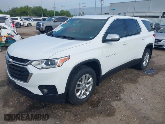 2021 Chevrolet Traverse LS z VIN 1GNERFKW7MJ169763, wystawiony jako IAAI lot #42041579 z przebiegiem 59 840 mil mil oraz . Historia ofert i sprzedaży dostępna na DreamBid. Obrazek 17.