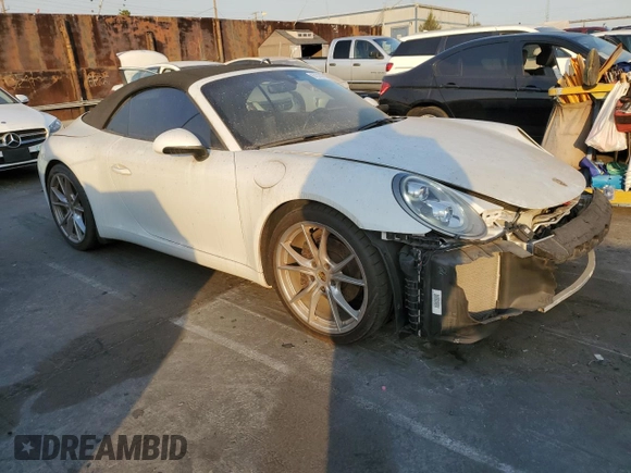 2018 Porsche 911 Carrera with VIN WP0CA2A90JS138436, listed as a Copart auction lot 87314794 with 43,945 mi miles and Salvage Title. Bid and sale history available at carsss.com. Image 4.