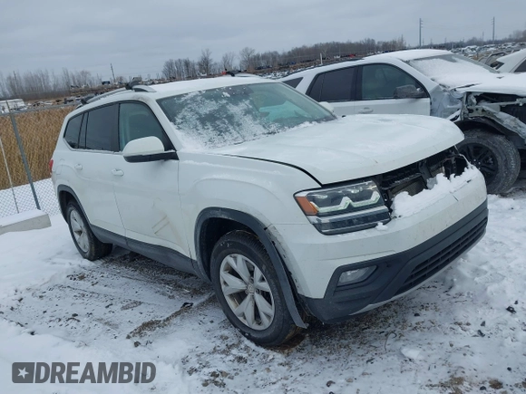 2018 Volkswagen Atlas SE z VIN 1V2LR2CA9JC543185, wystawiony jako IAAI lot #41293560 z przebiegiem 147 966 mil mil oraz . Historia ofert i sprzedaży dostępna na DreamBid. Obrazek 1.