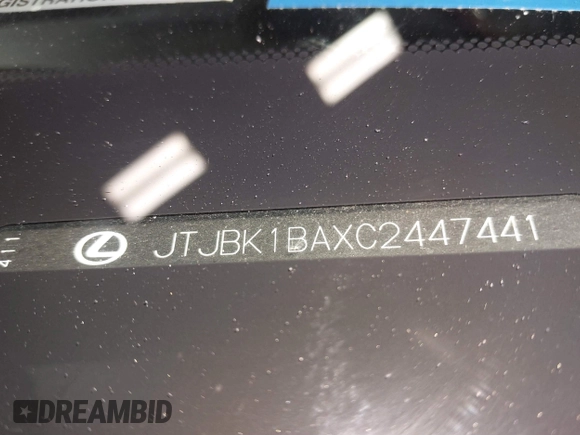 2012 Lexus RX 350 with VIN JTJBK1BAXC2447441, listed as a IAAI auction lot 41704878 with 258,818 mi miles and . Bid and sale history available at DreamBid. Image 17.