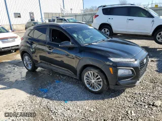 2021 Hyundai Kona SEL with VIN KM8K2CAA5MU617593, listed as a Copart auction lot 45023555 with 61,976 mi miles and Non Repairable. Bid and sale history available at carsss.com. Image 4.