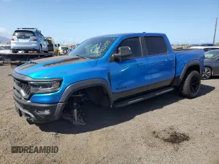 2021 Ram 1500 TRX with VIN 1C6SRFU92MN685807, listed as a Copart auction lot 47432255 with 24,221 mi miles and Salvage title. Bid and sale history available at DreamBid. Image 1.