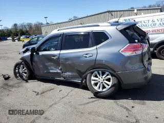 2015 Nissan Rogue SV with VIN KNMAT2MV8FP543870, listed as a Copart auction lot 53615465 with 151,697 mi miles and Salvage Title. Bid and sale history available at carsss.com. Image 2.