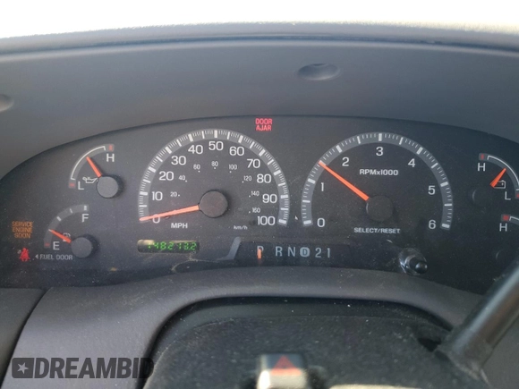 2002 Ford F-150 XL with VIN 1FTRF18232NA58109, listed as a Copart auction lot 79080674 with 148,213 mi miles and Salvage title. Bid and sale history available at DreamBid. Image 9.