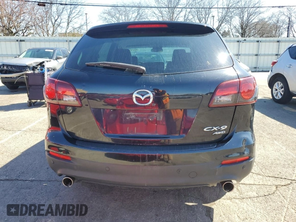 2014 Mazda CX-9 Touring z VIN JM3TB3CA4E0437589, wystawiony jako Copart lot #46572515 z przebiegiem 143 759 mil mil oraz Szkoda całkowita • Salvage title. Historia ofert i sprzedaży dostępna na DreamBid. Obrazek 6.