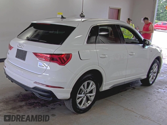2023 Audi Q3 S line Premium with VIN WA1DECF37P1107583, listed as a IAAI auction lot 42708277 with 51,891 mi miles and . Bid and sale history available at DreamBid. Image 34.