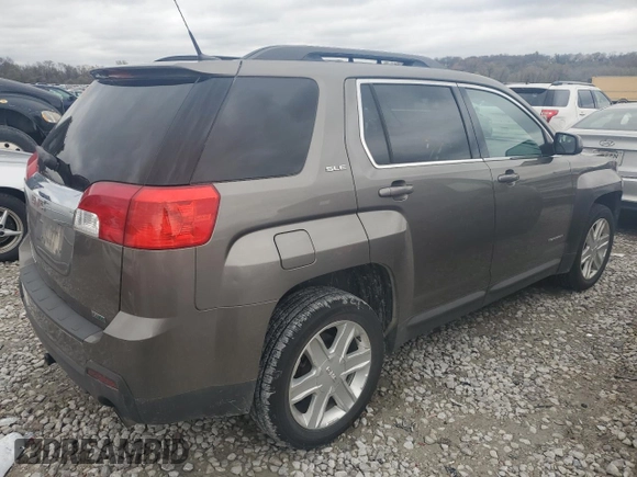 2011 GMC Terrain SLE-2 with VIN 2CTFLSE53B6437345, listed as a Copart auction lot 80889644 with 106,921 mi miles and Salvage Title. Bid and sale history available at carsss.com. Image 3.