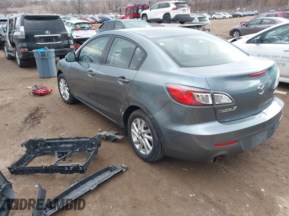 2013 Mazda 3 i Grand Touring with VIN JM1BL1W79D1766870, listed as a IAAI auction lot 41691063 with 107,851 mi miles. Bid and sale history available at carsss.com. Image 3.