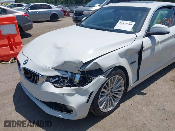 2014 BMW 4 Series 435i with VIN WBA3R1C52EF729201, listed as a IAAI auction lot 42579604 with 145,277 mi miles and . Bid and sale history available at DreamBid. Image 6.